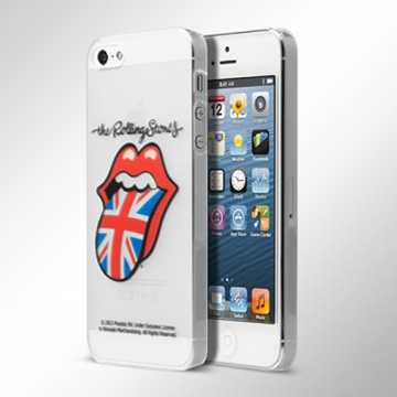 ZENUS 環球音樂授權iPhone 5/5S Rolling Stone經典代表 保護殼-UNION JACK TONGUE