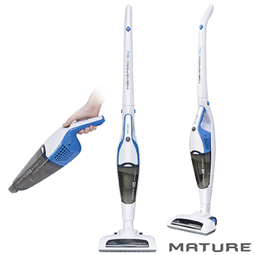 MATURE美萃 直立式無線吸塵器(18.0V高雅藍)