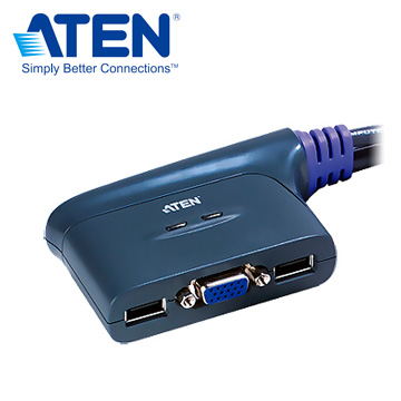 ATEN 2埠多電腦切換器(CS-62U)