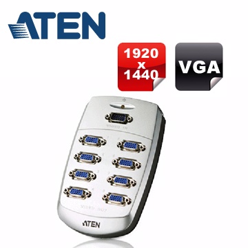 【ATEN】1:8同步分配器VS88塑