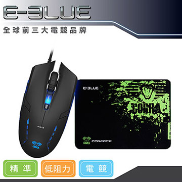 ☆全球前三大電競品牌☆E-Blue 魅影狂蛇 電競滑鼠~加限量贈滑鼠墊~遊戲專用