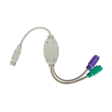 PSTEK CA-102P USB轉PS2鍵盤滑鼠模擬器