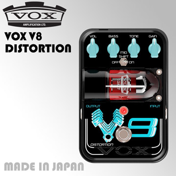 『VOX Tone Garage V8 Distortion 全類比真空管 失真破音效果器』日本製