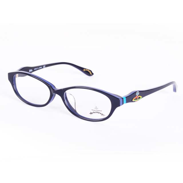 Vivienne Westwood 英國Anglomania英倫龐克土星環光學眼鏡(黑+藍)AN24802