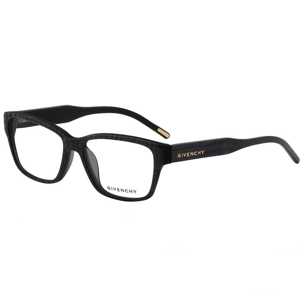 GIVENCHY 法國魅力紀梵希浪漫蛇紋造型平光眼鏡(灰) GIVGV7970AL5