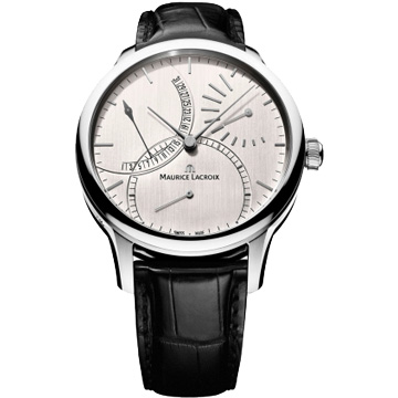 【僾瑪精品】Maurice Lacroix 艾美錶 匠心系列 日曆回撥機械時尚腕錶-銀白/46mm/MP6508-SS001-130