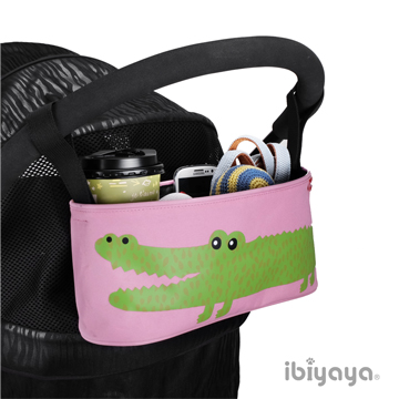 IBIYAYA依比呀呀-嬰兒/寵物推車專用-多用途置物吊袋-鱷魚