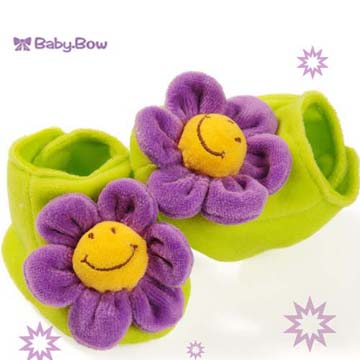 澳洲【Baby Bow】紫花花鞋襪