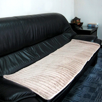 【范登伯格】波浪☆兔絨感三人坐墊-(共三色)50x160cm