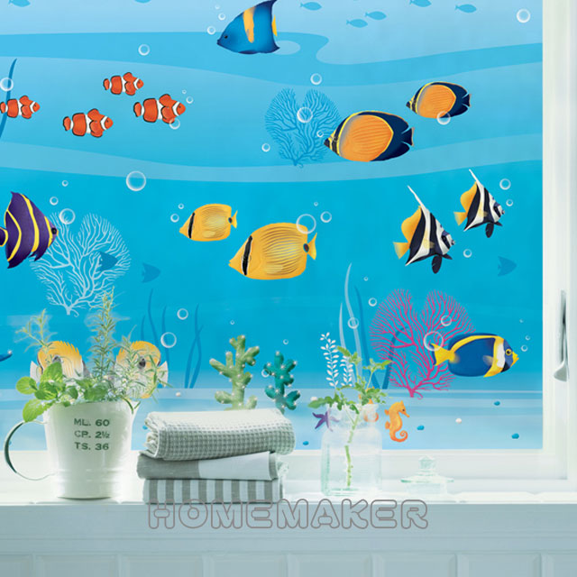 Decoin彩繪窗貼-Fish(GS08A)