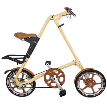 STRiDA 速立達 16吋LT折疊單車(碟剎) 奶油色