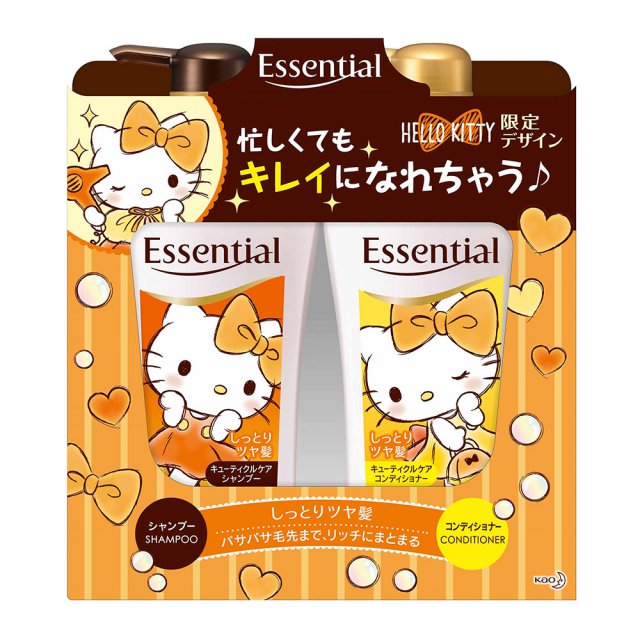 逸萱秀 瞬效保濕防斷裂 三麗鷗凱蒂貓限定洗潤組 (480ml+480ml)