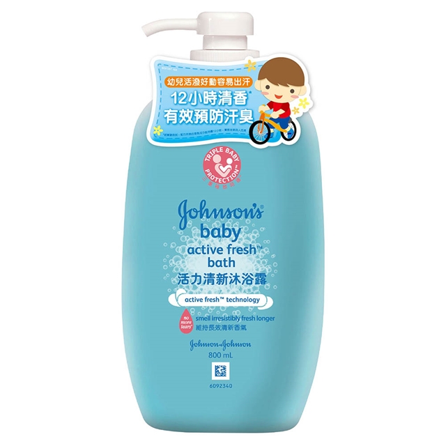 嬌生嬰兒 活力清新沐浴露 800ml