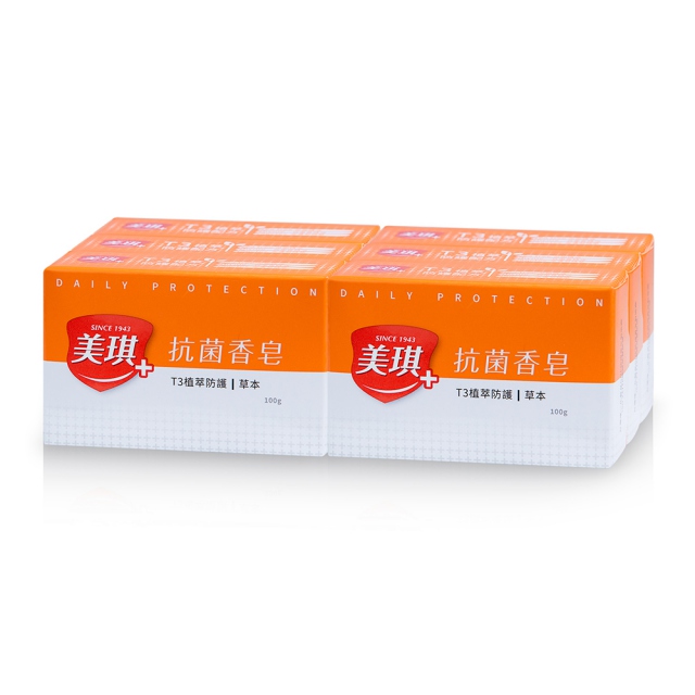 美琪 抗菌香皂 草本 100gx6入