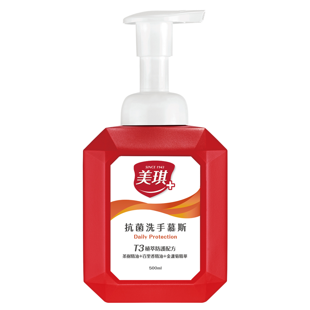美琪 抗菌洗手慕斯(500ml)X1