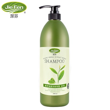 【潔芬】植萃強韌洗髮凝露1000ml-綠茶