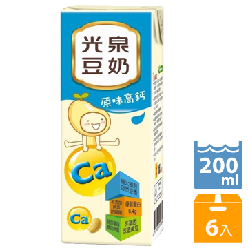 《光泉》高鈣鮮豆漿 6入