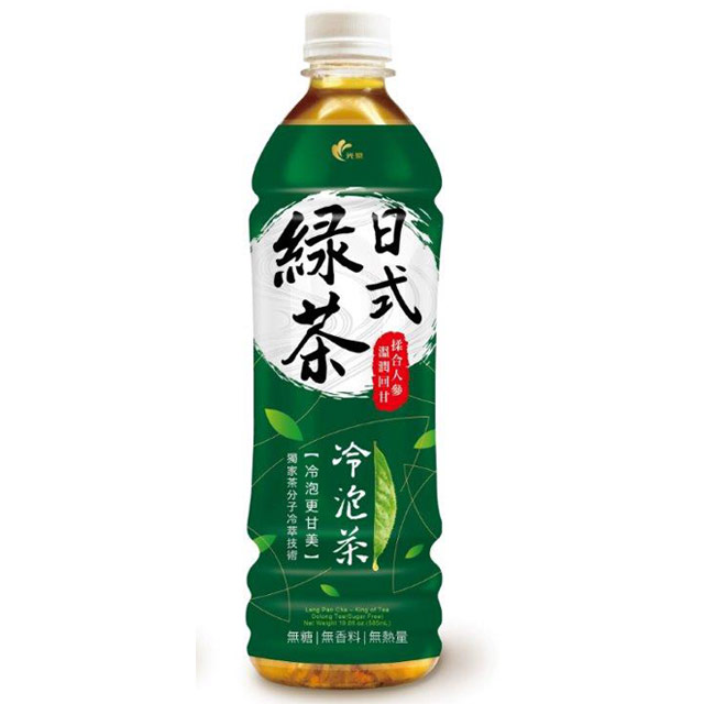 光泉 冷泡茶-日式綠茶585ml(24入/組)