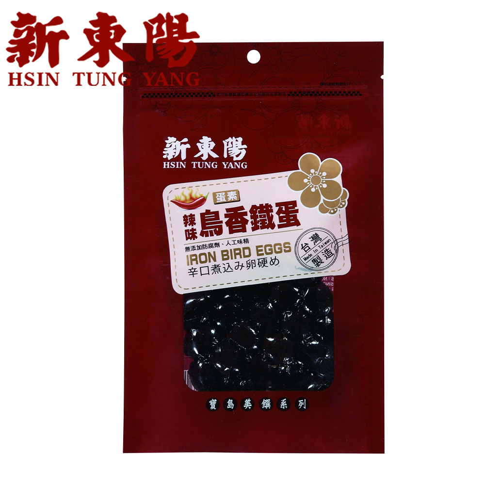 【新東陽】辣味鳥香鐵蛋130g