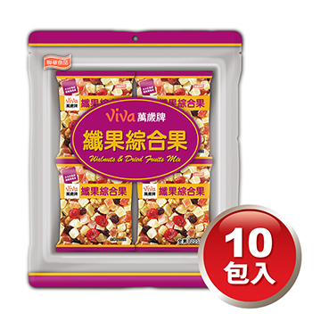 萬歲牌-纖果綜合果-20公克x10包