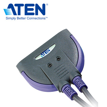 ATEN 2埠PS2 KVM多電腦切換器CS62