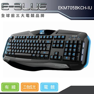 E-3lue E-Blue 宜博 Cobra 眼鏡蛇II 三段變速/背光/中文電競鍵盤