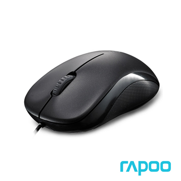 Rapoo 雷柏 N1130 有線 光學滑鼠 白色