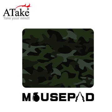【ATake】迷彩滑鼠墊 SMP-118C 綠色