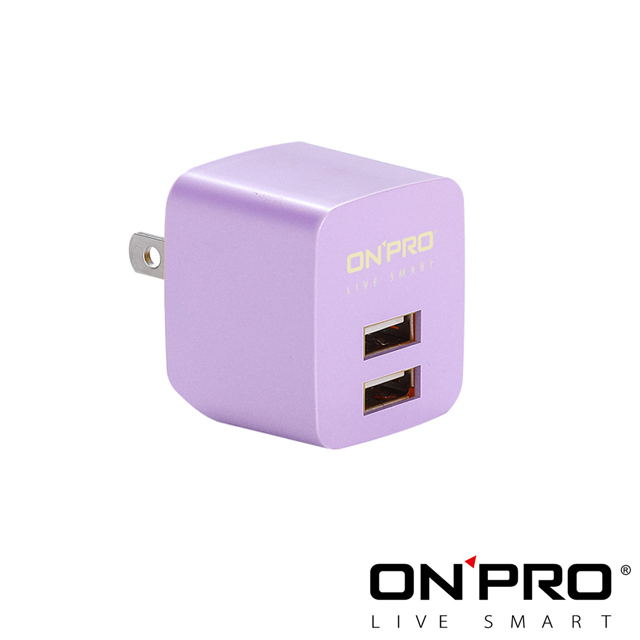 ONPRO UC-2P01 雙USB輸出電源供應器/充電器(5V/2.4A)【限定版】
