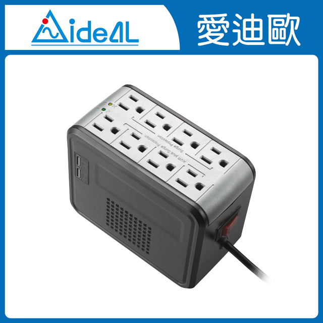 愛迪歐 PSCU-1000 1KVA 穩壓器(冷銀灰)