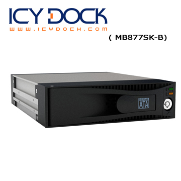 ICY DOCK MB877SK-B 3.5吋SATA無螺絲硬碟抽取盒