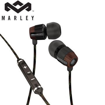 Marley Redemption Song Midnight 入耳式耳機麥克風含音量控制(黑色)
