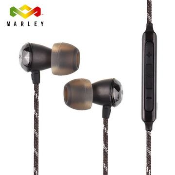 Marley Nesta-3BM-3鍵式入耳式耳機麥克風-礦石黑(EM-FE033-HM)