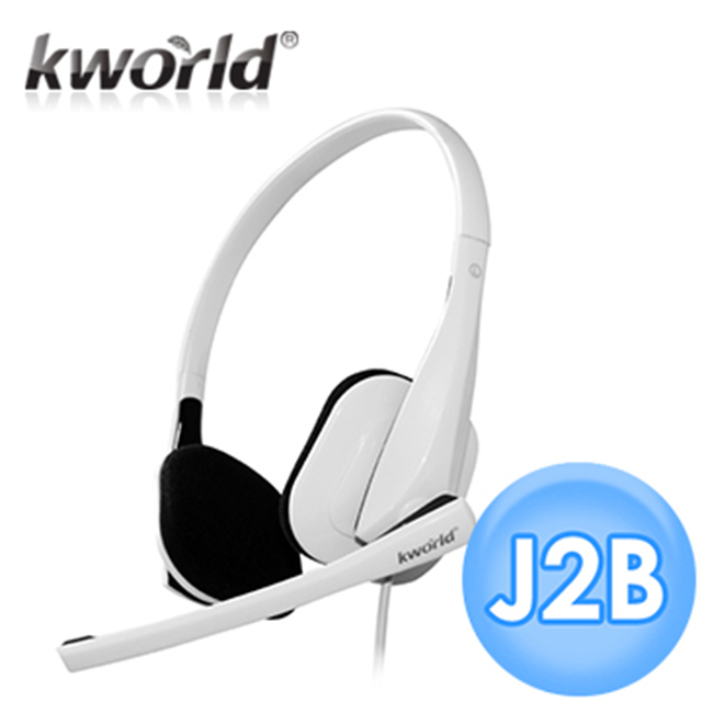 KWORLD廣寰三環頭戴式耳麥J2A,J2B