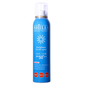 SHILLS舒兒絲 很耐曬超清爽美白防曬冰鎮噴霧SPF50+★★180ml