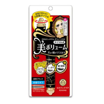 《Kiss Me奇士美》花漾美姬變妝圓舞曲轉轉睫毛膏5g(01曜石黑)