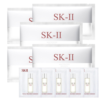 SK-II 晶緻煥白深層修護面膜x5(贈青春露2mx5+時尚化妝包)