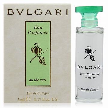 BVLGARI寶格麗 綠茶中性古龍水5ml