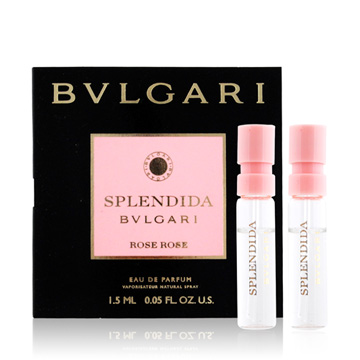 BVLGARI 寶格麗 浪漫玫香女性淡香精(1.5ML)X2-公司貨