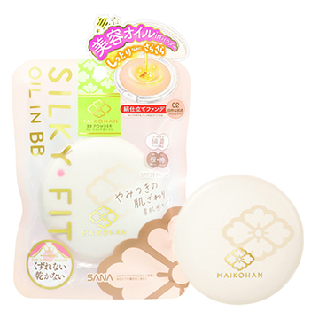 日本SANA 舞孃MAIKOHAN BB防曬粉餅SPF30PA+++(02自然色)