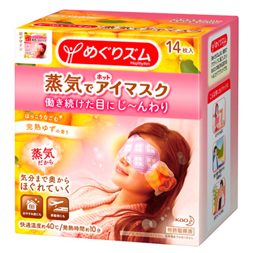 日本KAO蒸氣眼罩【柚香】14入