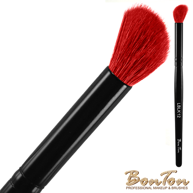 【BonTon】墨黑系列 斜形小輪廓刷 LBLK12 特級尖鋒羊毛