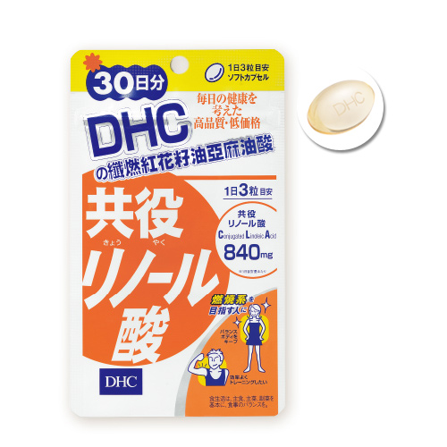 《DHC》纖燃紅花籽油亞麻油酸 (30日份/90粒)