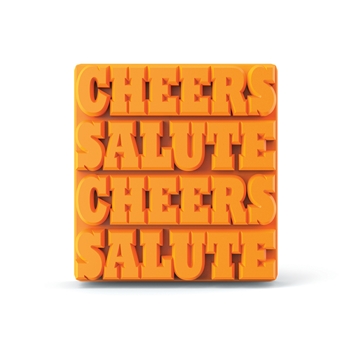 ZOKU長型字母製冰盒-Cheers/Salute共4條