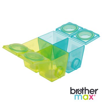 英國 Brother Max 副食品分裝盒(大號4盒)