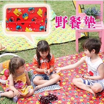 【Kids Zoo】童趣造型野餐墊_讀書小熊