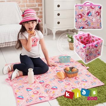 【Kids Zoo】雙面兩用野餐墊_草莓