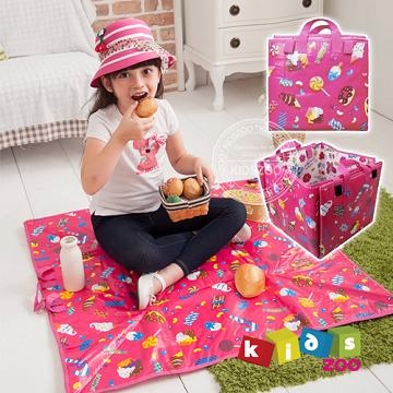 【Kids Zoo】雙面兩用野餐墊_甜點