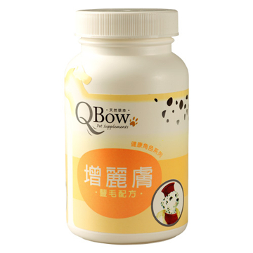 QBow 增麗膚 豐毛配方 — 促進皮膚保健專用(100錠/瓶)