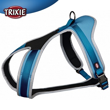 德國TRIXIE-寵物專業旅行者胸背帶L-XL(藍色)